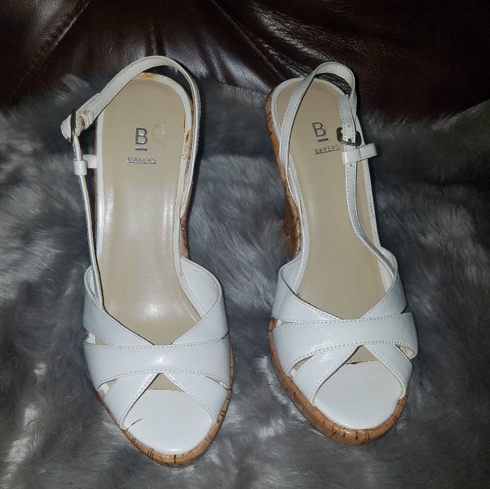 White Platform shoes